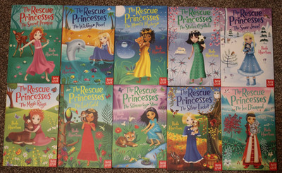 THE RESCUE PRINCESSES by PAULA HARRISON NEW Paperback Lot Set Numbers 1-10