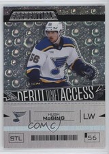 2023 Upper Deck Credentials Debut Ticket Access 10/999 Tier 1 Hugh McGing 18fy