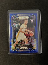 COLIN CASTLETON 2023-24 PANINI PRIZM ROOKIE BLUE WAVE LAKERS #287 RC Q5118