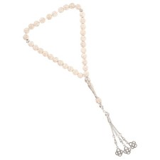 Stone Prayer Beads Bracelet Worry Beads Rosary -beads Bracelet with Tassel