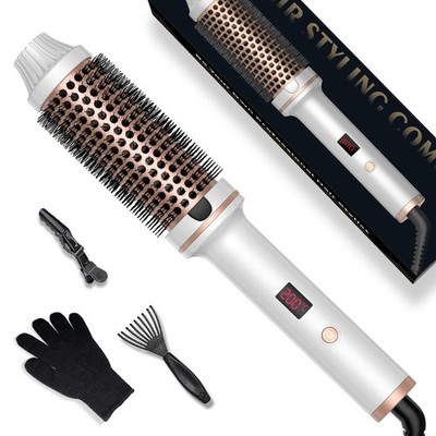 Ionic Thermobürsten, Bürste 38 mm, Doppel PTC Rundbürsten Rose 