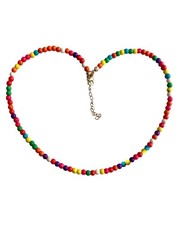 Colorful Beaded Necklace for Women Boho Beaded Necklace for Women Teen Girl St