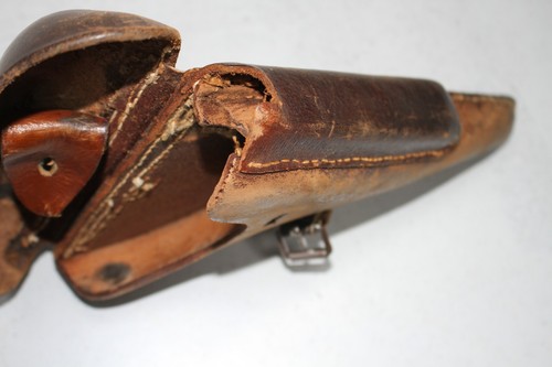 Original WWII Military Luger Brown Leather Pistol Holster . *1 - Picture 8 of 9