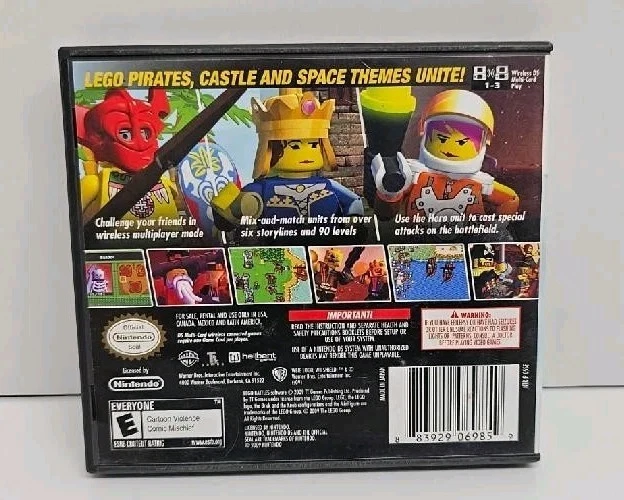 Videogame Nintendo DS LEGO Battles com estojo manual completo testado - Imagem 2 de 4