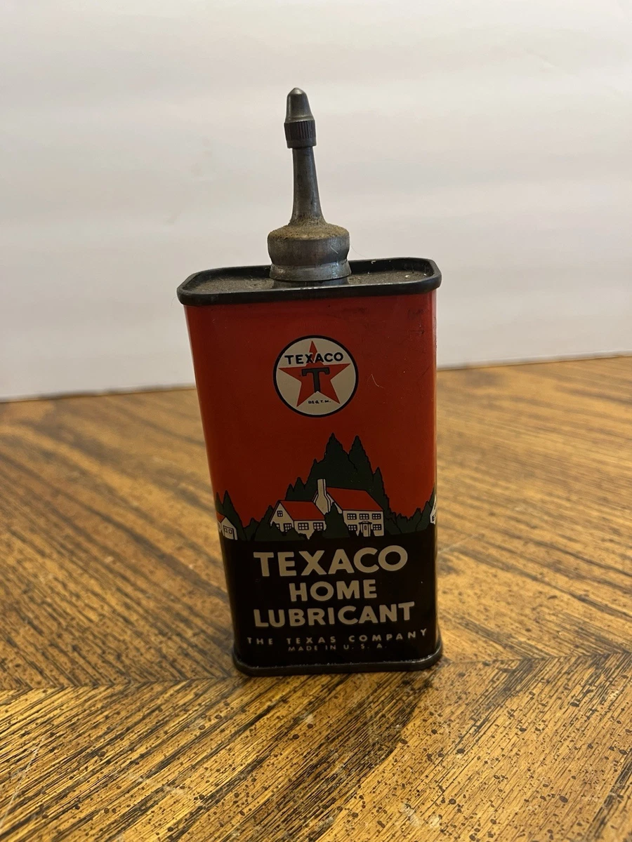 Texaco Home Lubricant In Collectible Gas & Oil Advertising Cans