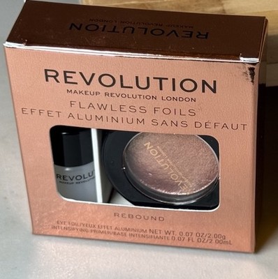 Makeup~Revolution Effect Foils Metallic Eye Pigment & Primer~''Rebound'' NIB