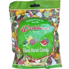 Washburn's FILLED HARD CANDY 11 Oz Bag CHRISTMAS/HOLIDAY Favorite Since 1856