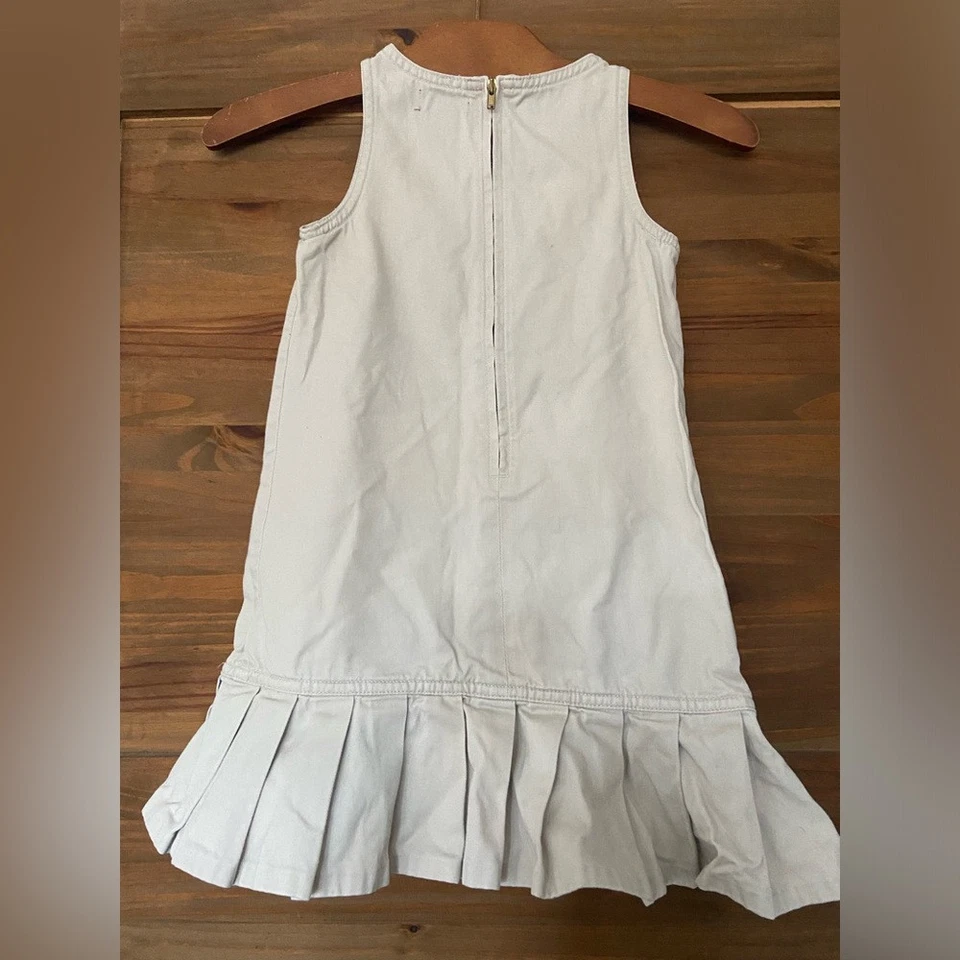 Vestido Ralph Lauren beige para niñas Foto 3 de 4