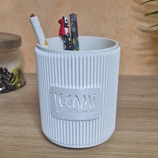 Legami Milano Pot à crayons / porte-stylos blanc , 1 pièce Imprimé En 3D