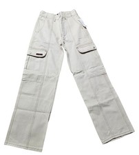 BDG Urban Outfitters Women Pants Size 26 Cream Y2K Cargo Trousers NWT