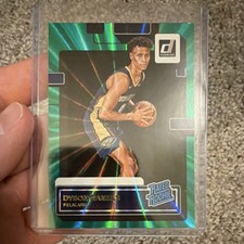 Panini 2022-23 Donruss Rated Rookie Holo Green Laser Dyson Daniels #208 Pelicans