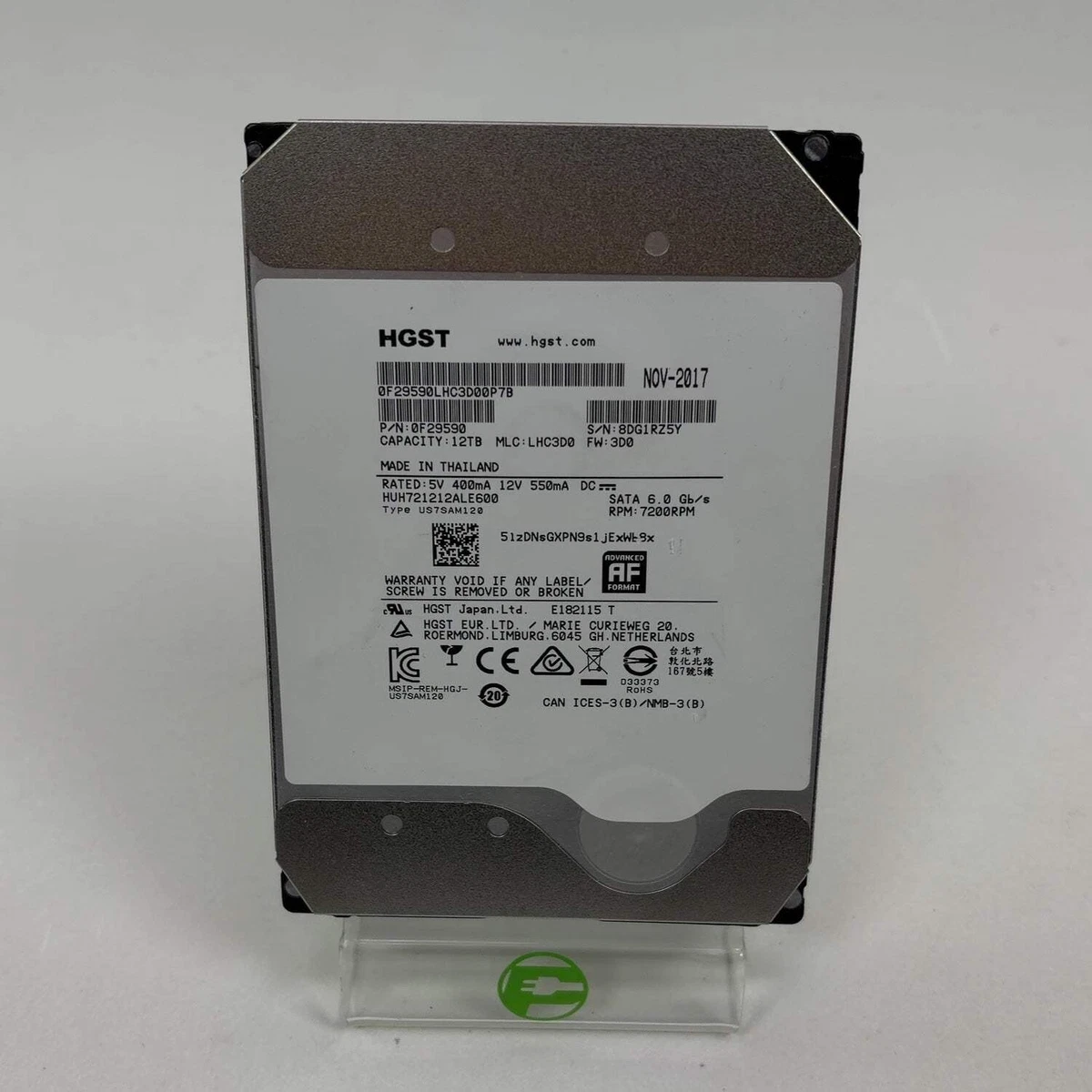 Las mejores ofertas en Unidades de disco duro interno HGST 12 TB