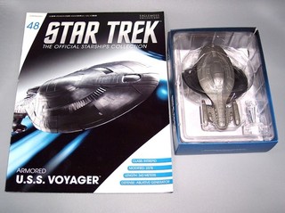 EAGLEMOSS 48 STAR TREK BLINDADO EE. UU. VOYAGER COMO NUEVO EN CAJA con REVISTA