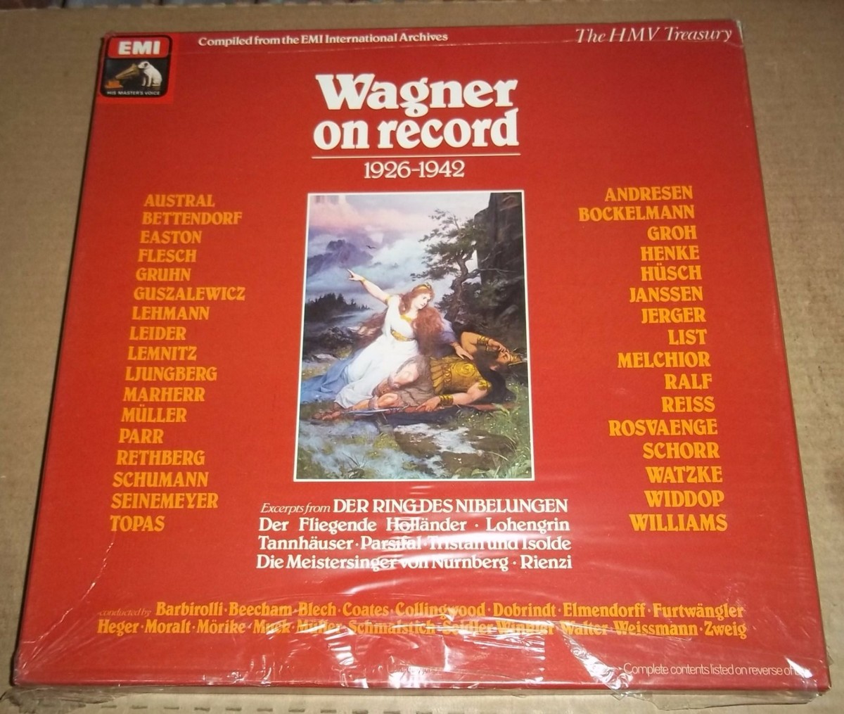 WAGNER ON RECORD 1926-1942 - EMI/HMV RLS 7711 SEALED | eBay