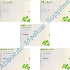 *25-Pieces* Molnlycke Mepilex Heel Soft Silicone Foam 5" x 8" Dressing 288100