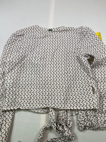 BILLABONG Jules Printed Linen Long Sleeve Wrap top - Picture 2 of 7