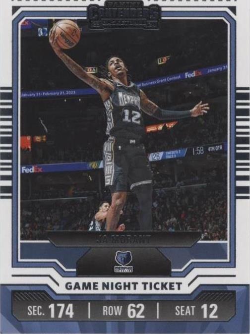 2023-24 Panini Contenders - Ja Morant #3 - 1 of 2