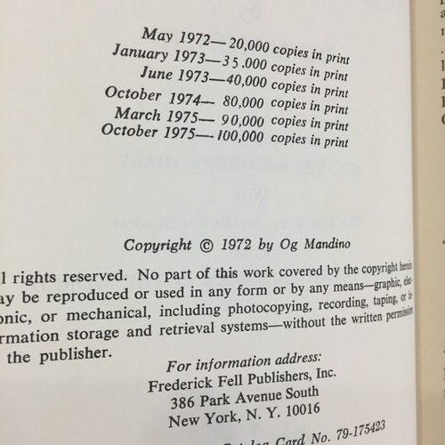 The Greatest Secret In The World & Miracle Books OG Mandino w Signed Letter READ - Picture 8 of 12