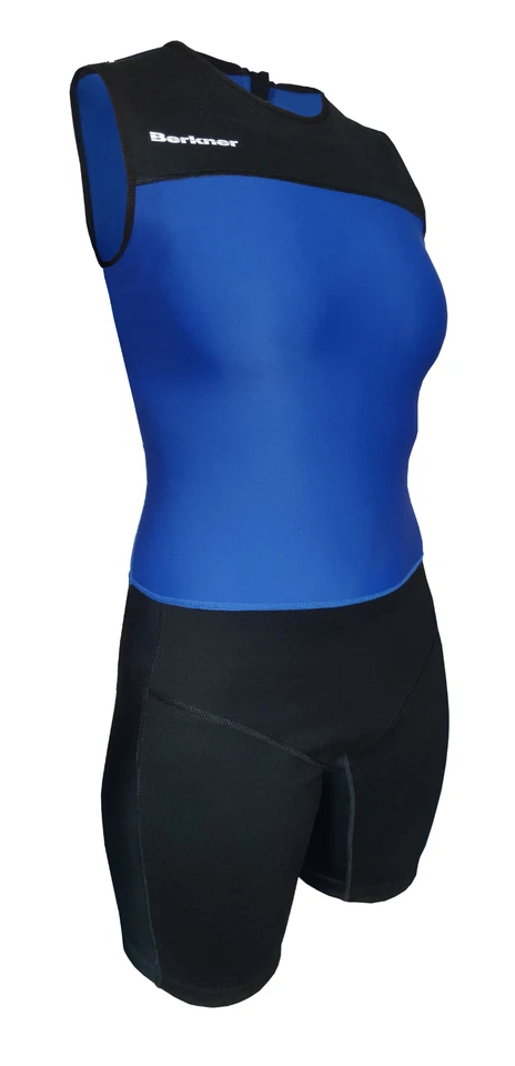 Berkner Womens Weightlifting Singlet VICTORIA Blue/Black Weightlifting Suit - Image 4 of 4