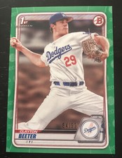2020 Bowman Draft Base Paper Green #BD-30 Clayton Beeter 64/99