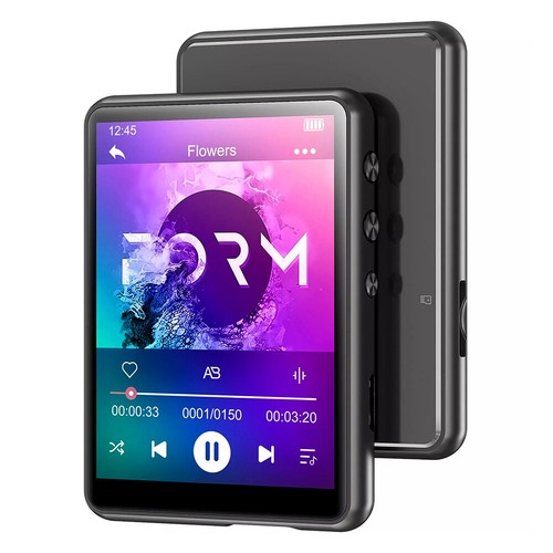 Full Touch Bluetooth 5.4 MP4/MP3 Lossless Music Player FM Radio Recorder Camera