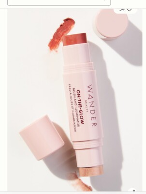 Wander Beauty On The Glow Blush and Illuminator in Sienna sunset /Nude Glow  $38