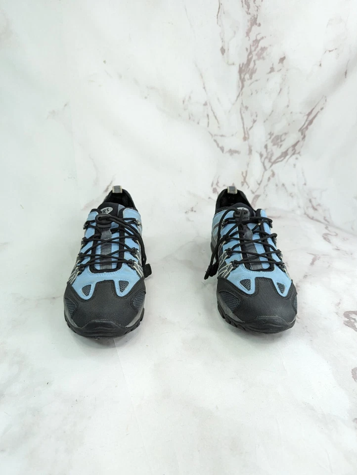 NRS Shoes Women 10 Canoe Rafting Nylon Tie Water Wetshoes Lace Blue Black  - Image 3 of 4