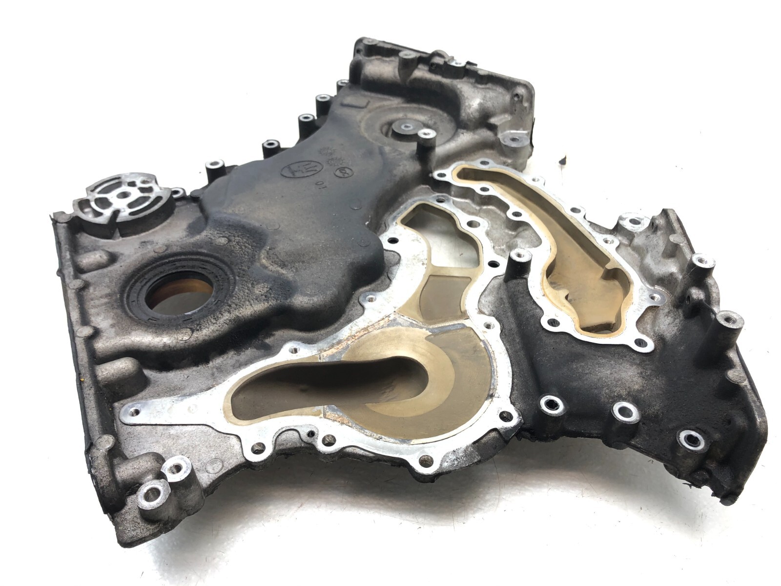2014-2017 MASERATI GHIBLI S 3.0L V6 ENGINE MOTOR TIMING CHAIN COVER PLATE OEM.