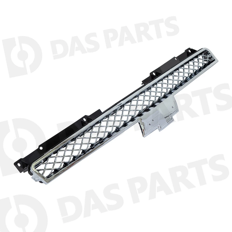 Chrome Upper Lower Grille For 2007-2013 2014 Chevy Tahoe/Suburban LTZ 1500 2500 Foto 3 de 4