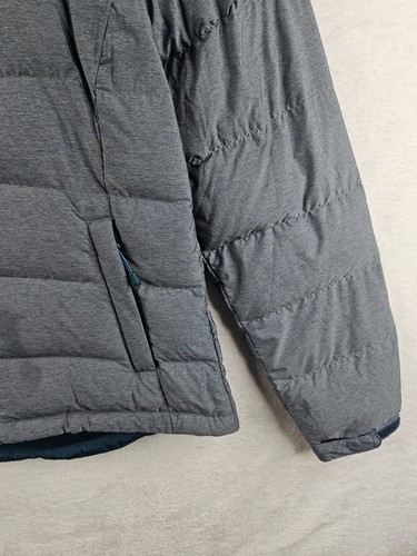 The North Face Mens Grey and Blue 700 Down fill Puffer Jacket Size Large L - Picture 7 of 15