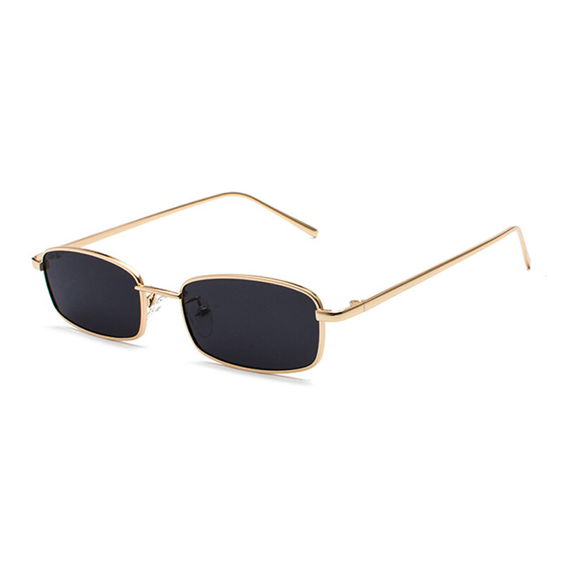 Fashion Slender Square Sunglasses 90s Retro Stylish Small  display picture 3