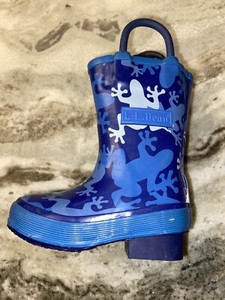 light blue duck boots