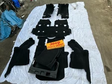 2011 - 2018 JEEP WRANGLER JKU CARPET KIT FULL SET COMPLETE OEM BLACK 5PL361X9AA