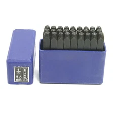 Letter Stamp Set 1/8” 27pcs for Stamping Metal - 55-401