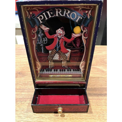 MONPIERROT by Koji Murai, a clown, music box, accessory case | eBay