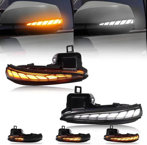 Smoked Lens LED Side Mirror Sequential Switchback Signal Light Fits 16-23 Tacoma