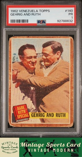 1962 Gehrig and Ruth #140