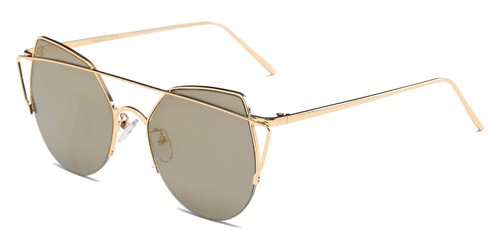 Women Fashion Cat Eye Mirrored Sunglasses Wholesale 12PC High Pointed Shadz - Picture 5 of 9