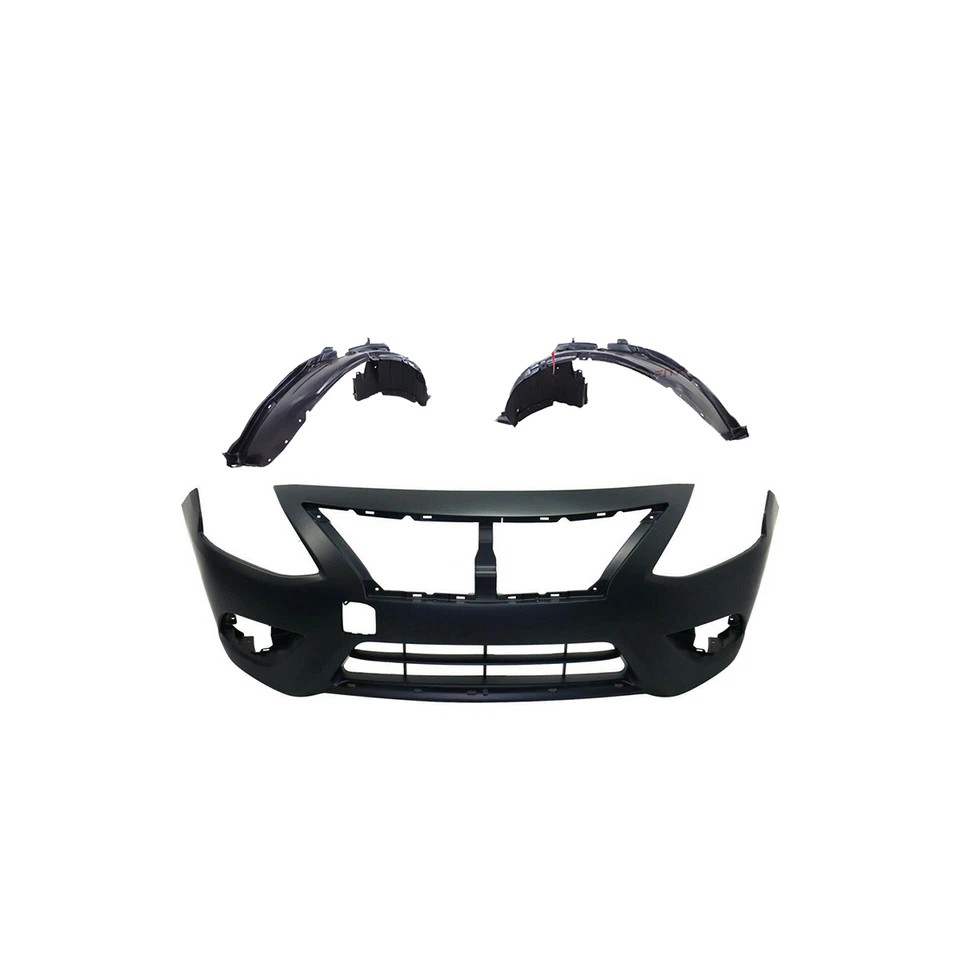 前保险杠盖和挡泥板衬里套件适用于日产 Versa 2015 - 2018 NI1000300 — 第 2/4 张图片