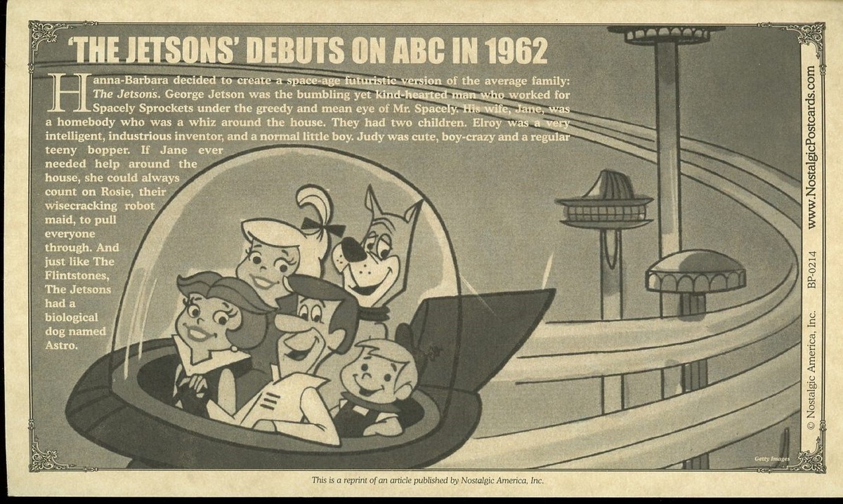 Nostalgic America 1962 The Jetsons