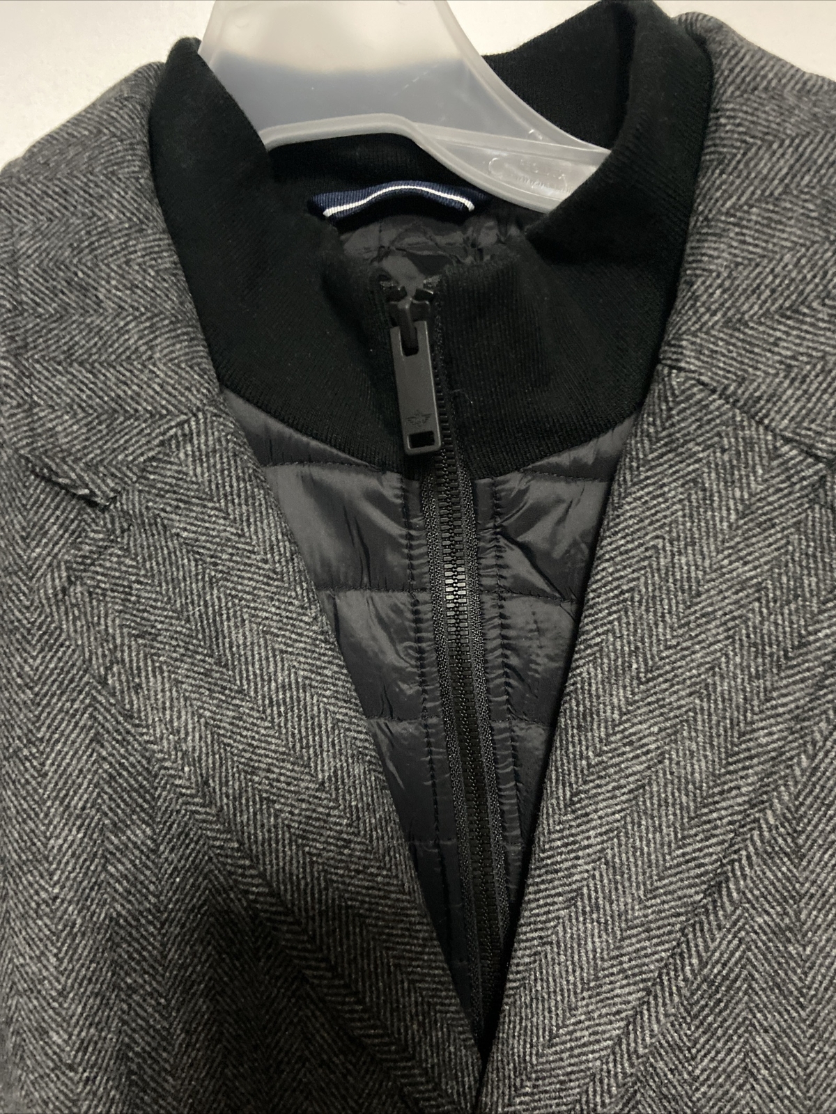 Men’s Gray Dockers Henry Wool Blend Top Coat, Size XL NWT Grey eBay