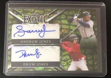 2023 Leaf Exotic Dual Auto Alligator Kaleidoscope Andruw Jones Druw Jones 1/1