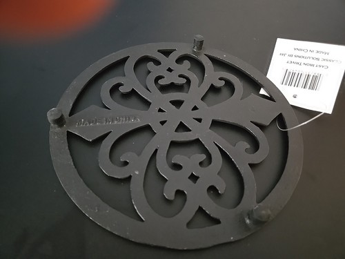 Sungmor Cast Iron Trivet Retro Round Kitchen & Dining Table Decorations - Picture 6 of 8