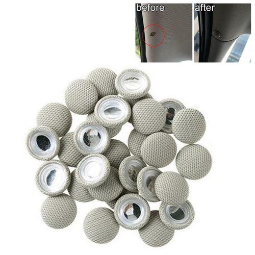 60x Head Liner Car Roof Repair Fabric Upholstery Buckle For Headliner