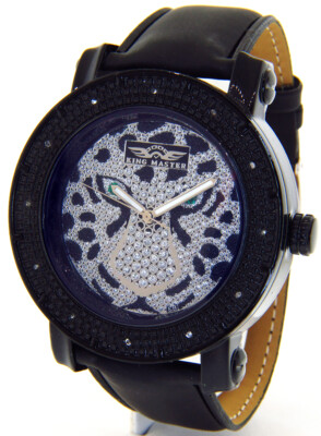 KING MASTER DIAMOND TIGER PANTHER LARGE BLACK CASE BAND SUPER TECHNO JOJINO