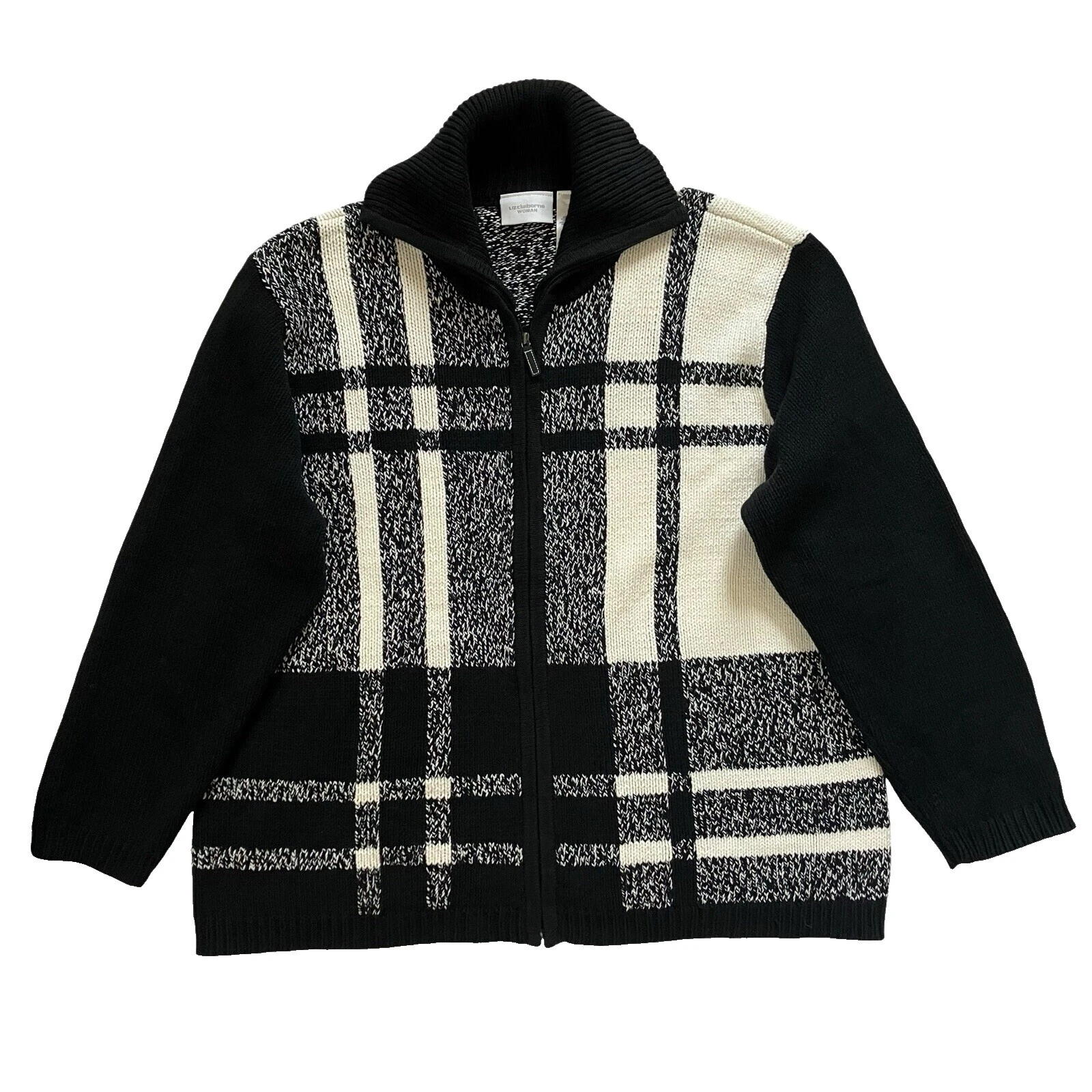 Suéteres para mujer a cuadros Liz Claiborne