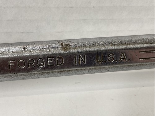 Craftsman Forged in USA 15/16" x 1" 12 Point Offset Double Box End Wrench FS! - Picture 8 of 10