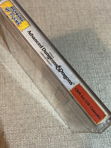 Advanced DUNGEONS & DRAGONS Dragons Of Flame COMMODORE 64 C64 Cassette Game - Picture 6 of 17