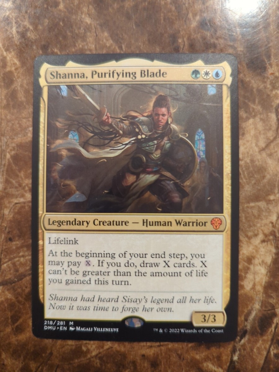 MTG Shanna, Purifying Blade Dominaria United 218/281 Regular Mythic | eBay