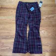 Pantalones Capp3l Strada HD 11 a Cuadros P/S Preppy Esquí Snowboard Calce Ajustado Lana